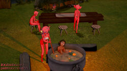 2boys 2girls blank_eyes bokoblin carrot cooking cooking_pot corpse death fanbox_username food goblin il00 imminent_vore loincloth monster multiple_boys multiple_girls murder nintendo outdoors patreon_username pig_nose pointy_ears princess princess_zelda short_hair snuff soup stirring the_legend_of_zelda the_legend_of_zelda:_tears_of_the_kingdom vegetable white_eyes