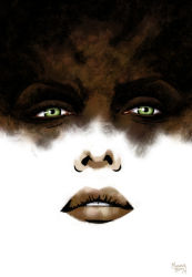 Rule 34 | 1girl, female focus, furiosa, gradient background, imperator furiosa, mad max, mad max: fury road, minerva mopsy, solo