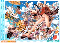 Rule 34 | !, 6+girls, alternate costume, ass, barefoot, bikini, bikini under clothes, black eyes, black hair, blue sky, blunt bangs, boa hancock, braid, breasts, carrot (one piece), cleavage, club, club (weapon), day, drill hair, embarrassed, giant, giantess, happy, hat, highres, holding, holding umbrella, holding weapon, jewelry bonney, jumping, kanabou, koala (one piece), kurozumi tama, large breasts, lips, long hair, looking at viewer, mansherry (one piece), mermaid, monster girl, multiple girls, nami (one piece), nami (one piece) (weather queen), nefertari vivi, nico robin, no pupils, ocean, oda eiichirou, official alternate costume, official art, one piece, open mouth, orange hair, perona, pink bikini, pink hair, print shirt, rebecca (one piece), scan, shiny skin, shirahoshi, shirt, side-tie bikini bottom, simple background, single braid, sky, solo, sugar (one piece), swimsuit, tashigi, thong, thong bikini, twintails, ulti (one piece), umbrella, very long hair, vinsmoke family, vinsmoke reiju, water, weapon, wide hips, yamato (one piece)