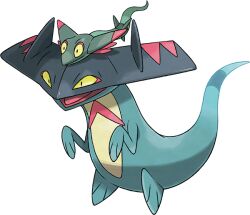 animal_focus artist_request closed_mouth drakloak dreepy full_body gen_8_pokemon nintendo no_humans official_art open_mouth pokemon pokemon_(creature) pokemon_focus pokemon_swsh third-party_source transparent_background