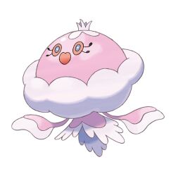 animal_focus artist_request blue_eyes bright_pupils colored_sclera eyelashes full_body gen_5_pokemon jellicent jellicent_(female) jellyfish nintendo no_humans official_art pokemon pokemon_(creature) pokemon_bw pokemon_focus red_sclera solo third-party_source transparent_background white_pupils