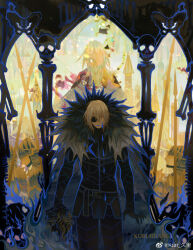 black_pants blue_eyes dimitri_alexandre_blaiddyd fire_emblem fire_emblem:_three_houses gloves highres kuri_huang nintendo pants