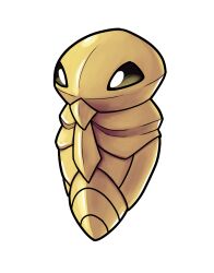 antialiart gen_1_pokemon highres kakuna nintendo no_humans pokemon pokemon_(creature) simple_background solo transparent_background