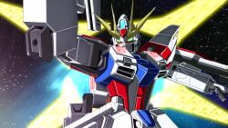 build_strike_gundam gundam gundam_build_fighters gundam_build_metaverse gundrass highres iori_sei mecha mecha_focus mobile_suit_gundam original robot star_build_strike_gundam