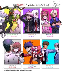 Rule 34 | absurdres, amano nene (digimon xros wars), aonuma kiriha, cardcaptor sakura, couple, digimon, digimon xros wars, hair ornament, hairclip, highres, hugh (pokemon), kinomoto touya, lilamon, long hair, makise kurisu, nintendo, okabe rintarou, pokemon, pokemon bw2, ponytail, rosa (pokemon), science adventure, split ponytail, steins;gate, stingmon, tsukishiro yukito