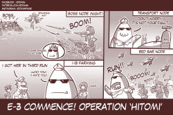 10s abyssal_twin_princess_(black) admiral_(kancolle) aircraft aircraft_carrier_princess ashigara_(kancolle) bomb cannon dota_(series) dota_2 edwin_(cyberdark_impacts) enemy_aircraft_(kancolle) english_text explosive facebook_username flower grave gun hat highres i-13_(kancolle) kantai_collection left-to-right_manga long_hair mizuho_(kancolle) monochrome multiple_girls night_strait_princess_(white) patreon_username peaked_cap rest_in_peace_(phrase) rigging ro-500_(kancolle) shigure_(kancolle) ship_turret slardar sunglasses sweatdrop ta-class_battleship tidehunter_(dota) tombstone torpedo uniform weapon