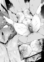1girl 4boys absurdres ahegao azur_lane bar_censor boy_on_top breasts bremerton_(azur_lane) censored cum cum_in_nipple cum_in_pussy cum_on_body cum_overflow deep_penetration female_orgasm fucked_silly gangbang group_sex hetero highres huge_areolae huge_breasts multiple_boys nipple_penetration nipples orgasm penis penis_to_breast pussy rape rolling_eyes rough_sex sex sitting sitting_on_face sitting_on_person surrounded_by_penises thirty_8ght vaginal