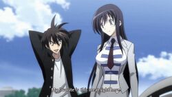 animated animated_gif blush breasts embarrassed grabbing_another&#039;s_breast grabbing_from_behind groping groping_breast kenzen_robo_daimidaler large_breasts madanbashi_kouichi pervert sonan_kyouko surprised