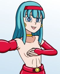 altmark bra_(dragon_ball) covering_breasts covering_privates dragon_ball dragon_ball_gt highres selfie topless_female