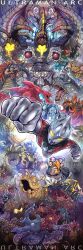 absurdres alien armor black_skin blue_gemstone blue_skin color_timer colored_skin copyright_name croco_seijin digelos everyone gem givas glowing gomess gubira guilebaku highres holding homger kaiju kanegon_(ultra_series) king_of_mons leodo levanshousa913 livyjira mecha monogelos multicolored_skin nezutoron no_humans noiseler oo-ze open_mouth pillar_(ultraman_arc) red_skin robot shagong silver_skin supekkio sweed_(ultraman_arc) tokusatsu trigelos ultra_series ultraman_arc ultraman_arc_(series) yellow_eyes youpi_(ultraman_arc) zadime
