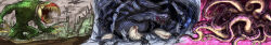 absurdres claws deltora_quest highres kankan33333 long_image monster no_humans open_mouth tagme wide_image