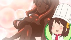 Rule 34 | 00s, asahina mikuru, breasts, chef hat, chocolate, hat, highres, suzumiya haruhi, suzumiya haruhi-chan no yuuutsu, suzumiya haruhi no yuuutsu