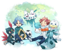 10s 2boys bad_id bad_pixiv_id ball crossover cubchoo dewgong fubuki_atsuya fubuki_shirou gen_1_pokemon gen_2_pokemon gen_3_pokemon gen_4_pokemon gen_5_pokemon glaceon hiyokko_ep inazuma_eleven inazuma_eleven_(series) multiple_boys nintendo pokemon pokemon_(creature) pokemon_bw scarf siblings sneasel snorunt snow soccer_ball telstar twins vanilluxe