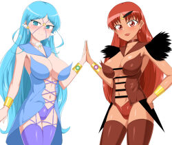 Rule 34 | 2girls, bishoujo senshi sailor moon, lipstick, makeup, multiple girls, sailor aluminum seiren, sailor lead crow, tagme, yuri