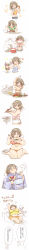 &gt;:d 00s 1boy 1girl :d :o ;d ^_^ absurdres anger_vein arm_up ass barefoot belly bikini blush boned_meat bowl bread breasts brown_hair bursting_belly calorie_(daifukupurin) camisole candy_apple chopsticks cleavage closed_eyes comic cotton_candy cupcake curry curry_rice dishes dual_wielding eating fat fat_woman food foodgasm fork gravy_boat grill hair_ribbon hand_on_own_cheek hand_on_own_face happy heart highres holding holding_cotton_candy holding_food holding_fork holding_spoon ice_cream ice_cream_cone ikayaki japanese_clothes kimono large_breasts lobster long_image meat medium_breasts midriff miniskirt navel obese one_eye_closed open_fly open_mouth parfait pink_bikini plump polka_dot pudding ribbon rice shirt short_hair short_shorts shorts sitting skirt smile spoon standing striped_clothes striped_shirt summer_festival suzumiya_haruhi suzumiya_haruhi_no_yuuutsu swimsuit t-shirt tall_image tank_top tight_clothes transformation translation_request v-shaped_eyebrows wariza weight_gain yukata