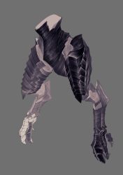 absurdres bad_id bad_twitter_id grey_background highres legs lower_body monster no_humans original riuichi simple_background solo talons