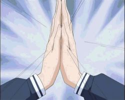 3girls animated animated_gif black_hair brown_hair female_focus fruits_basket lowres multiple_girls school_uniform