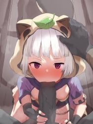 1boy 1girl animal_ears animal_hood animated audible_speech blush bouncing_breasts breasts censored cum cum_in_mouth cum_in_nose enarane fellatio fishnet_legwear fishnets genshin_impact hand_on_another&#039;s_head hetero hilichurl_(genshin_impact) hood hybrid_animation interspecies irrumatio large_penis leaf leaf_on_head live2d loli looking_at_viewer looking_up mosaic_censoring ninja nipples oral penis pov purple_eyes raccoon_ears raccoon_hood raccoon_tail sayu_(genshin_impact) short_hair silver_hair small_breasts soso_(chlgksk110) sound sweat tail tearing_up uncensored video
