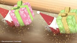 animated audible_speech black_hair bleach bleach:_brave_souls blue_eyes breasts christmas cleavage japanese_audio large_breasts official_alternate_costume sound tagme unohana_retsu video