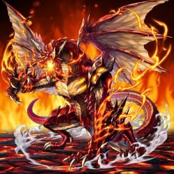 Rule 34 | bakugan, claws, dragon, dragonoid, fireball, horns, lava, tagme, thorns, wings