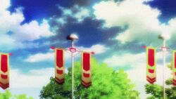 1girl ahoge animated animated_gif anime_opening black_shirt breast_pocket breasts card closed_eyes closed_mouth cloud cloudy_sky collared_shirt crotch dancing day detached_sleeves ears evening expressionless flag flag_pole floor gif_artifacts happy huge_filesize isla_(plastic_memories) lamppost lanyard long_hair long_sleeves necktie night night_sky nose open_mouth plastic_memories pocket pole red_eyes red_necktie sailor_collar scarf self-upload shirt shoes sidelocks skirt sky sleeveless small_breasts smile snow spinning third-party_edit tree twintails white_hair white_shirt white_shoes