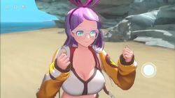 1girl 3d animated aqua_eyes ass ass_expansion boots breast_expansion breasts cleavage curvy female_focus full_body glasses horizon_walker huge_ass huge_breasts navel plump purple_hair short_hair solo sudden_weight_gain tagme thick_thighs thigh_boots thighs video wide_hips