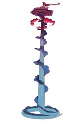 Rule 34 | absurdres, artist request, balancing on tail, dynamax, gen 8 pokemon, gigantamax, gigantamax inteleon, highres, holding, holding weapon, inteleon, nintendo, official art, outline, pokemon, pokemon (creature), pokemon focus, pokemon swsh, red clouds, solo, third-party source, transparent background, very long tail, weapon, white outline
