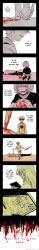 3girls 4boys absurdres becquerel blood bow chalaite comic crying dave_strider death dirk_strider dog english_text father_and_son fedora glasses hairband hat highres homestuck jade_harley jake_english john_egbert long_image mother_and_daughter multiple_boys multiple_girls photo_(object) rose_lalonde round_eyewear roxy_lalonde short_hair skirt sunglasses tall_image tears weapon