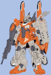 amuro_ray beam_rifle blue_background cable commentary concept_art derivative_work dijeh earth_federation_space_forces energy_gun english_commentary gundam gyoubu_ippei highres holding holding_weapon machinery mecha mecha_focus mobile_suit moon_gundam no_humans one-eyed radio_antenna red_eyes rick_dijeh_kai robot roundel science_fiction shield sketch solo standing third-party_edit user_eamy8872 weapon