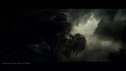 abs animated bird electricity energy flying forest godzilla_(series) kaiju king_kong king_kong_(series) kong:_skull_island legendary_pictures lightning monsterverse mountain movie_trailer muscular muscular_male nature night no_humans pectorals proof_of_concept storm tail teaser teaser_trailer trailer_(media) tree universal_studios video warner_bros. wings