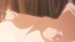 1boy 1girl ahegao animated animated_gif blue_eyes blue_hair blush bouncing_breasts breasts completely_nude cum cum_on_body hetero hikimayu huge_breasts huge_filesize indoors leg_grab long_hair nipples nude open_mouth pink_pineapple sex shikkoku_no_shaga spread_legs tongue tongue_out vaginal yori-hime