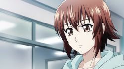 10s 1boy 1girl angry animated animated_gif bikini blue_hair breasts brown_eyes brown_hair censored grand_blue kitahara_iori kotegawa_chisa medium_breasts nude screencap short_hair swimsuit water