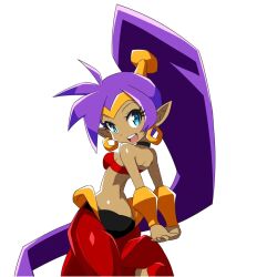 1girl dancer dark-skinned_female dark_skin game_cg navel official_art shantae shantae_(series) source_request tagme