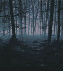 23i2ko bare_tree blurry bush depth_of_field fog forest highres landscape leaf nature no_humans original outdoors scenery tree winter