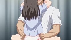 10s 1boy 1girl 2019 age_difference aged_down animated asou_miyuri ass blue_skirt bouncing_breasts breasts brown_hair censored clothed_sex clothing_aside doki_doki_little_ooya-san from_behind girl_on_top hetero long_hair mosaic_censoring no_pants panties panties_aside penis police police_uniform sex size_difference skirt small_breasts sound tagme underwear vaginal video waist_grab
