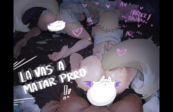 1boy 2girls all_fours animal_ears ass barefoot blonde_hair censored cum dog_ears dog_girl dog_tail doggystyle feet from_behind fuwawa_abyssgard hetero hololive hololive_english long_hair looking_at_viewer looking_back mococo_abyssgard multiple_girls novelty_censor paid_reward_available perroccino_(fuwamoco) sex sex_from_behind short_hair siblings single_fishnet_legwear sweat tail thanabis virtual_youtuber