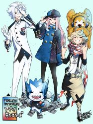 Rule 34 | absurdres, asuka torajirou, closed eyes, digimon, dokamon, highres, karan eri, looking at viewer, metal gloves, musimon, naoki akamine, pink hair, short hair, unryuji knight