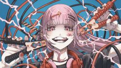 Rule 34 | 1girl, mayamadesu, pink hair, tagme, tongue, tongue out