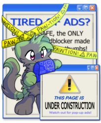 Rule 34 | 1other, animal, animal focus, blueprint (object), cat, caution tape, chibi, cr4yolapc, english text, grey cat, highres, no humans, object in mouth, pink eyes, sign, standing, warning sign
