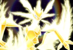 Rule 34 | aura, closed mouth, commentary request, dragon, elyoncat, gen 7 pokemon, glowing, legendary pokemon, necrozma, necrozma (ultra), nintendo, no humans, pokemon, pokemon (creature), pokemon focus, star (sky), upper body
