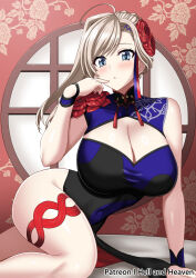 1girl breasts fate/grand_order fate_(series) hellandheaven large_breasts miyamoto_musashi_(fate) solo