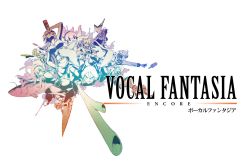 &gt;:d 3boys 6+girls :d akita_neru alcohol aoki_lapis bottle carrot crossover drinking final_fantasy final_fantasy_xiv food galaco galaco_(prize) goggles goggles_on_head gumi hachune_miku hatsune_miku highres john_su kagamine_len kagamine_rin kaito_(vocaloid) kamui_gakupo kasane_teto lily_(vocaloid) long_sleeves looking_at_viewer luo_tianyi megurine_luka meiko_(vocaloid) monochrome multiple_boys multiple_girls multiple_monochrome nekomura_iroha open_mouth outstretched_arm parody popsicle profile sakine_meiko seeu sf-a2_miki short_hair simple_background smile spring_onion surprised takoluka tuna twintails utau v-shaped_eyebrows vegetable vocaloid voiceroid vsinger_(vocaloid) white_background yowane_haku yuzuki_yukari