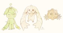 Rule 34 | digimon, digimon (creature), flower, hagurumon, monster girl, palmon, petals, plant girl, sharp teeth, teeth, terriermon