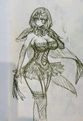 Rule 34 | 1girl, absurdres, breasts, cleavage, highres, large breasts, namco, skirt, solo, soul calibur, soulcalibur, soulcalibur v, viola (soulcalibur)