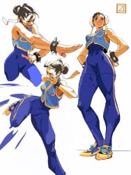 1girl artist_request capcom chun-li smile street_fighter tagme