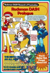 absurdres armor armored_boots armored_gloves barrell_caskett_(mega_man) blonde_hair bon_bonne_(mega_man) boots capcom color_guide data_(mega_man) gloves green_eyes guide hand_up hat highres jacket joints mechanical_arms mechanical_legs mega_man_(series) mega_man_legends mega_man_legends_(series) mega_man_volnutt official_art plate_armor red_hat red_jacket red_shorts robot robot_joints roll_caskett_(mega_man) short_sleeves shorts shoulder_armor teisel_bonne_(mega_man) thumbs_up tron_bonne_(mega_man)