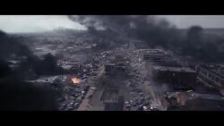 a_strange,_dead_monster animated audible_music audible_speech building city cut_content destruction english_audio fire godzilla godzilla_(2014) godzilla_(series) hill julius_robert_oppenheimer kaiju legendary_pictures monsterverse movie_trailer proof_of_concept skyscraper smoke sound teaser teaser_trailer toho town trailer_(media) train video warner_bros.