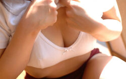 asian ayukawa_nao basketball brown_hair brown_hairponytail jav sports_bra sportswear