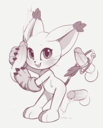 1girl :3 aftersex animal_ears animal_feet animal_nose arm_up barefoot blush cat_ears cat_girl cat_tail claws cum cum_in_pussy cum_string cumdrip digimon digimon_(creature) disembodied_penis drooling ejaculation erection flat_chest full_body furry furry_female gloves grey_background greyscale hand_up handjob happy hetero kekitopu loli monochrome nude open_mouth paw_gloves penis penis_on_face pussy raised_eyebrows saliva simple_background sketch smile solo_focus standing striped_tail surrounded_by_penises sweat tail tail_ornament tail_raised tail_ring tailjob tailmon tongue tongue_out veins veiny_penis whiskers