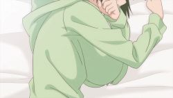 Rule 34 | 10s, 1girl, animated, animated gif, black hair, bouncing breasts, breasts, cleavage, hood, hoodie, huge breasts, kotone shirakawa, overflow (anime), short hair
